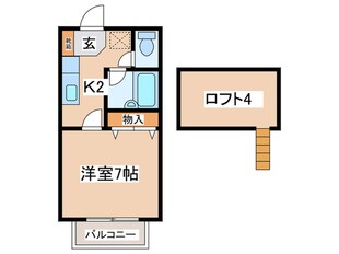 メゾン草薙　ＰＡＲＴ５の物件間取画像